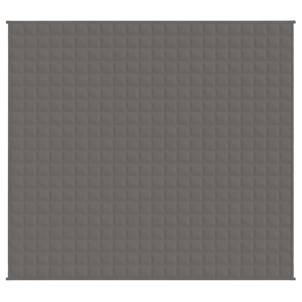 Teška deka siva 200x220 cm 9 kg od tkanine