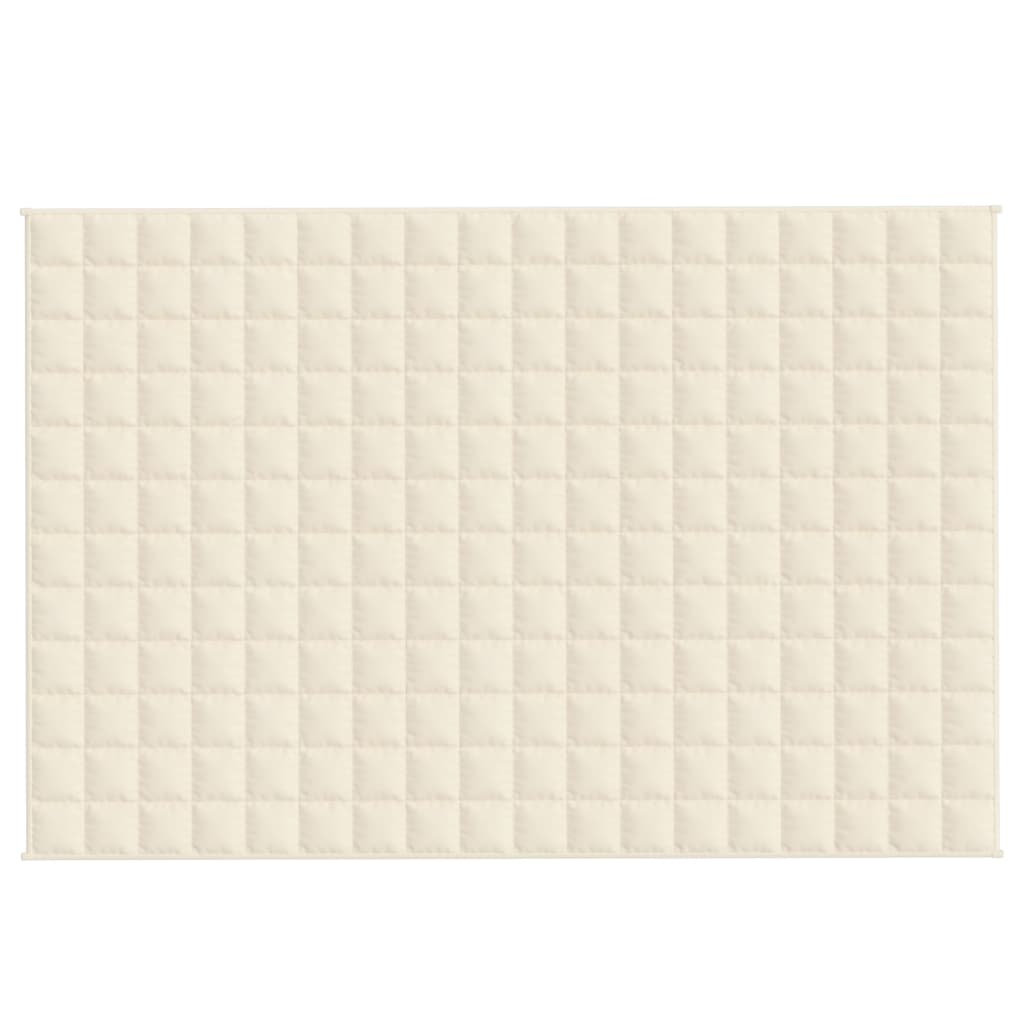 Teška deka svijetla krem 122x183 cm 5 kg od tkanine