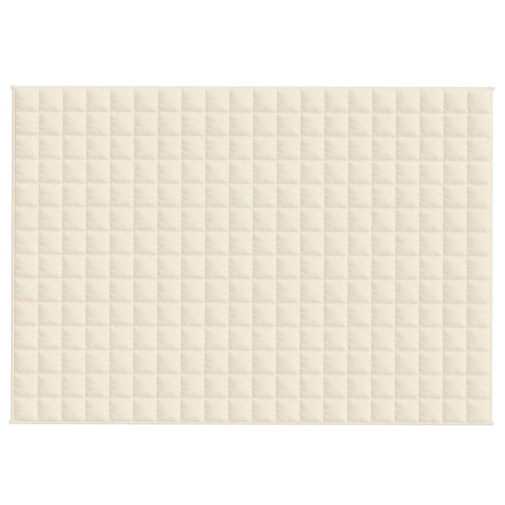 Teška deka svijetla krem 135x200 cm 10 kg od tkanine