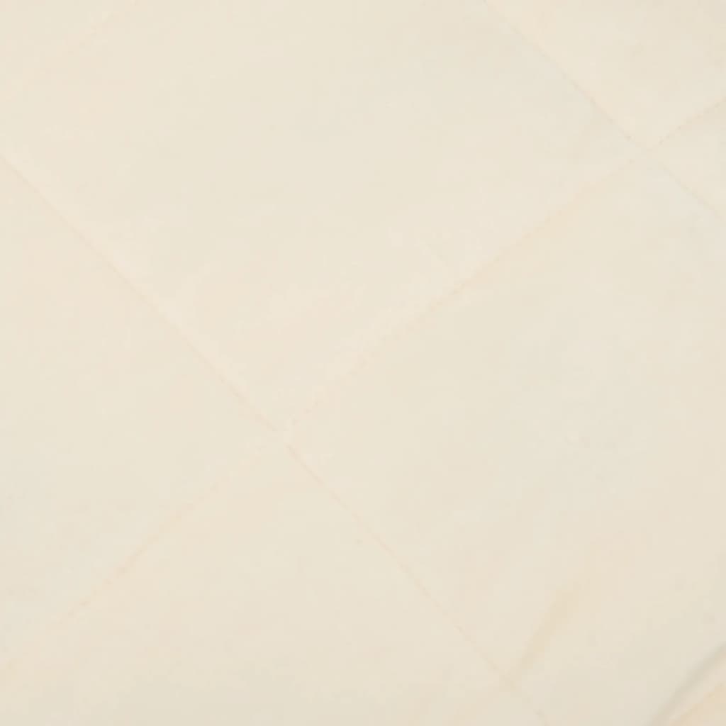 Teška deka svijetla krem 135x200 cm 10 kg od tkanine