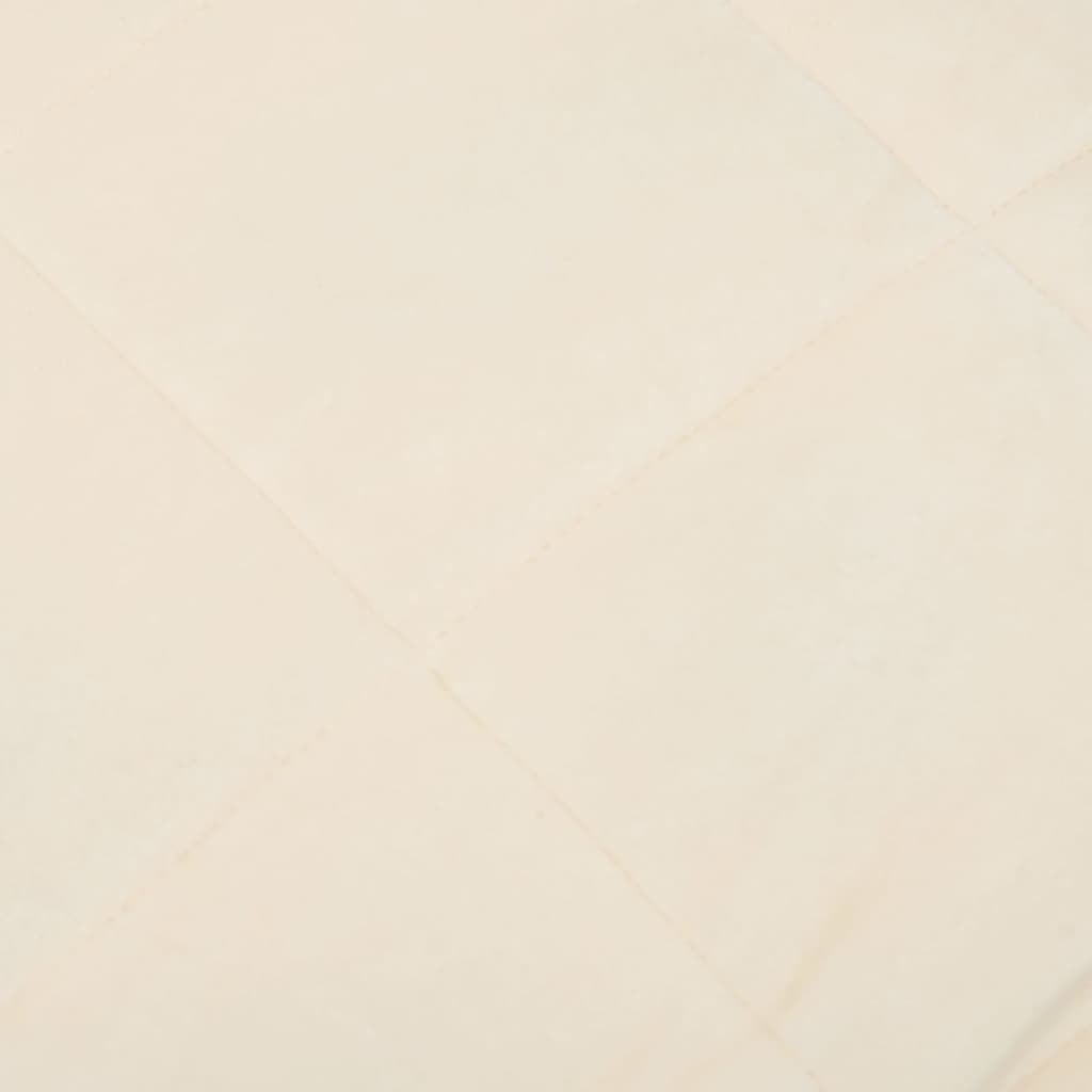 Teška deka svijetla krem 200x220 cm 9 kg od tkanine
