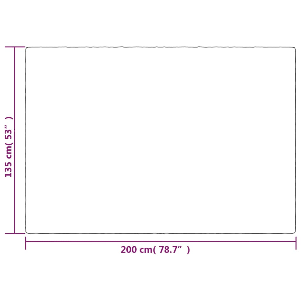 Teška deka s navlakom siva 135 x 200 cm 6 kg od tkanine
