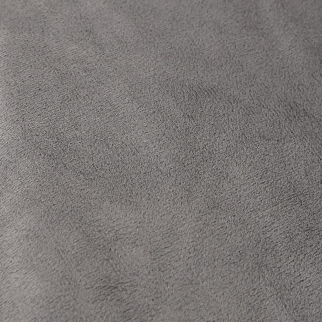 Teška deka s navlakom siva 200 x 220 cm 13 kg od tkanine