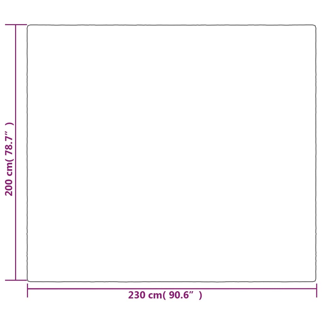Teška deka s navlakom siva 200 x 230 cm 13 kg od tkanine