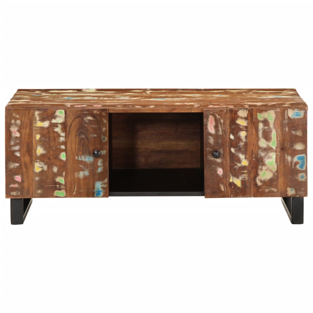Stolić za kavu 100x54x40 cm od obnovljenog i konstruiranog drva