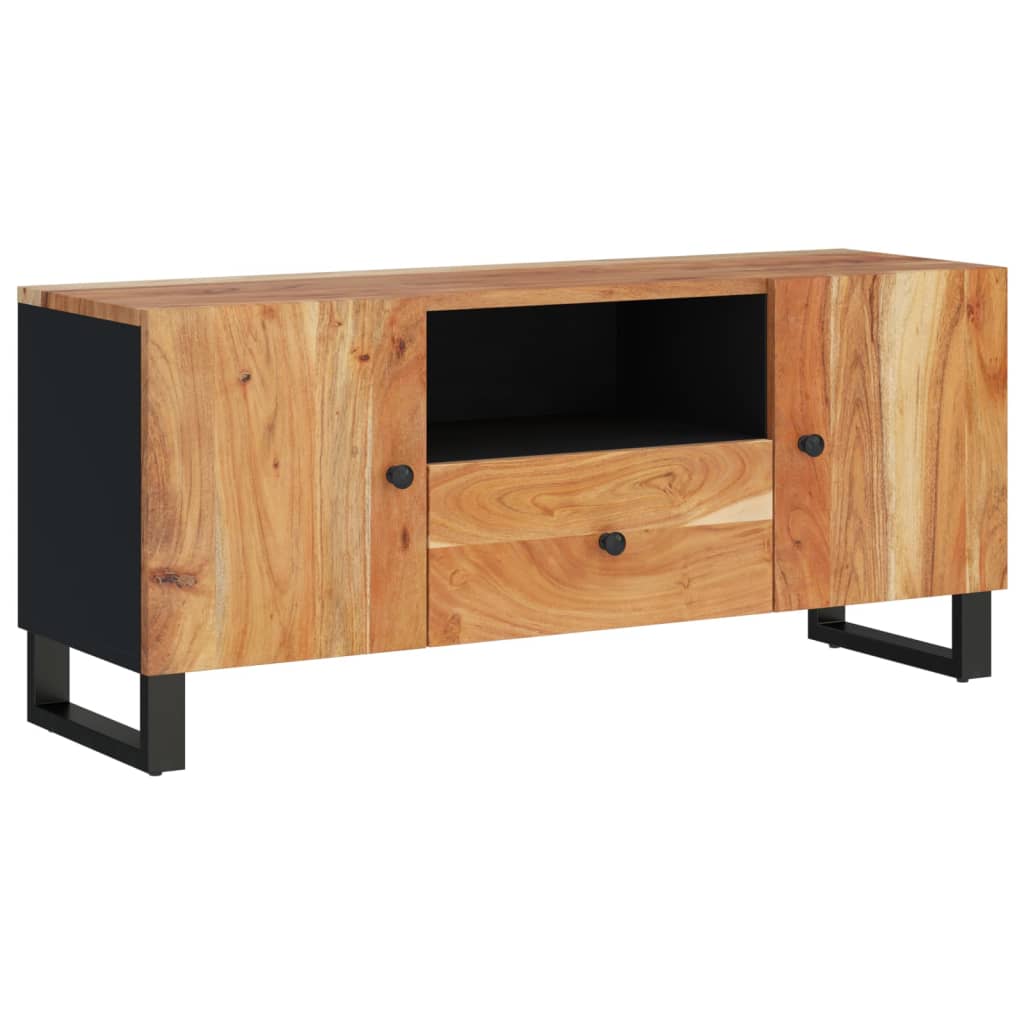 TV ormarić 105 x 33,5 x 46 drvo bagrema i konstruirano drvo