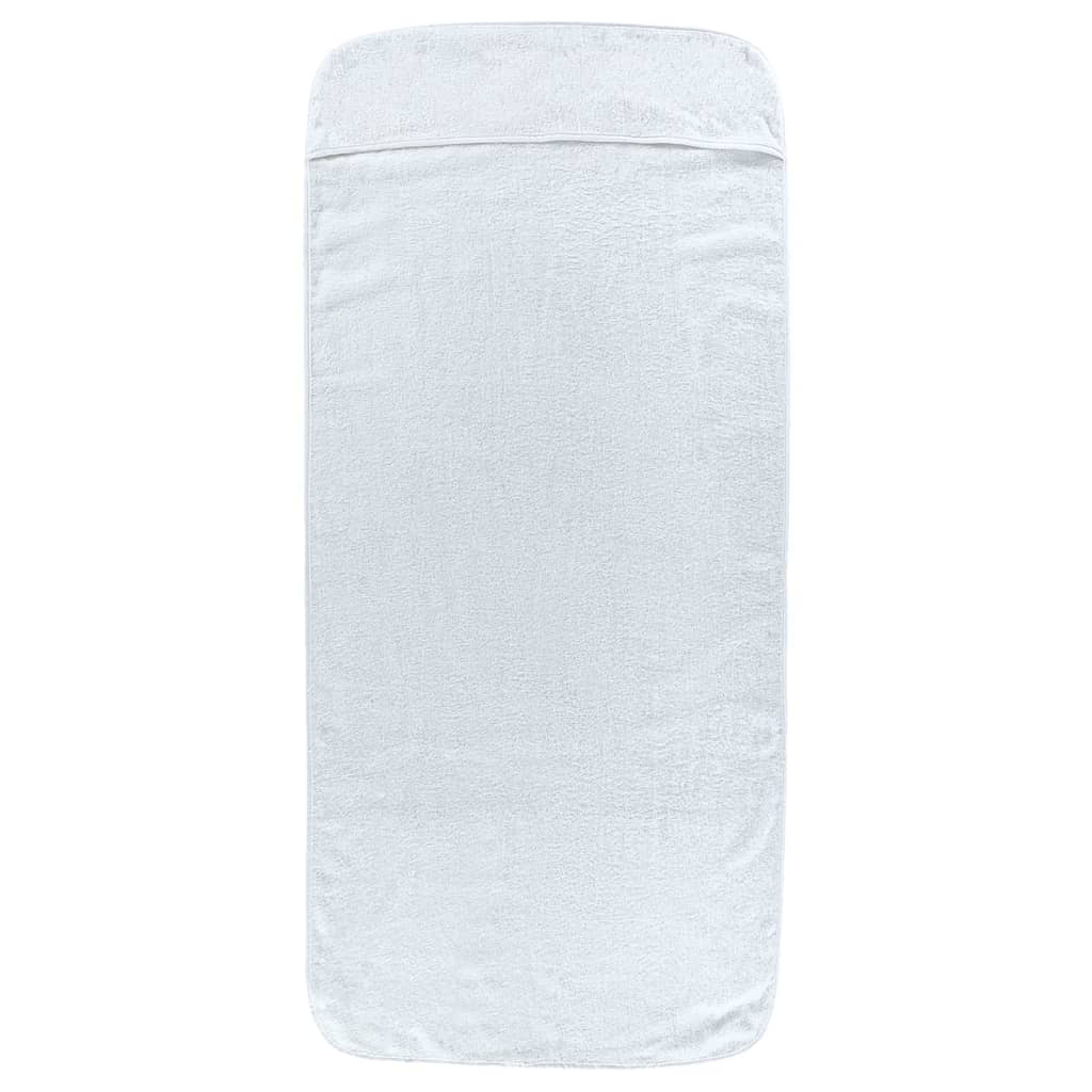 Ručnici za plažu 2 kom bijeli 75 x 200 cm od tkanine 400 GSM