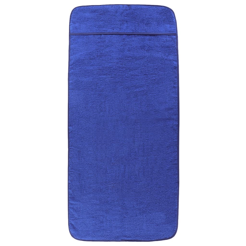 Ručnici za plažu 2 kom plavi 60 x 135 cm od tkanine 400 GSM