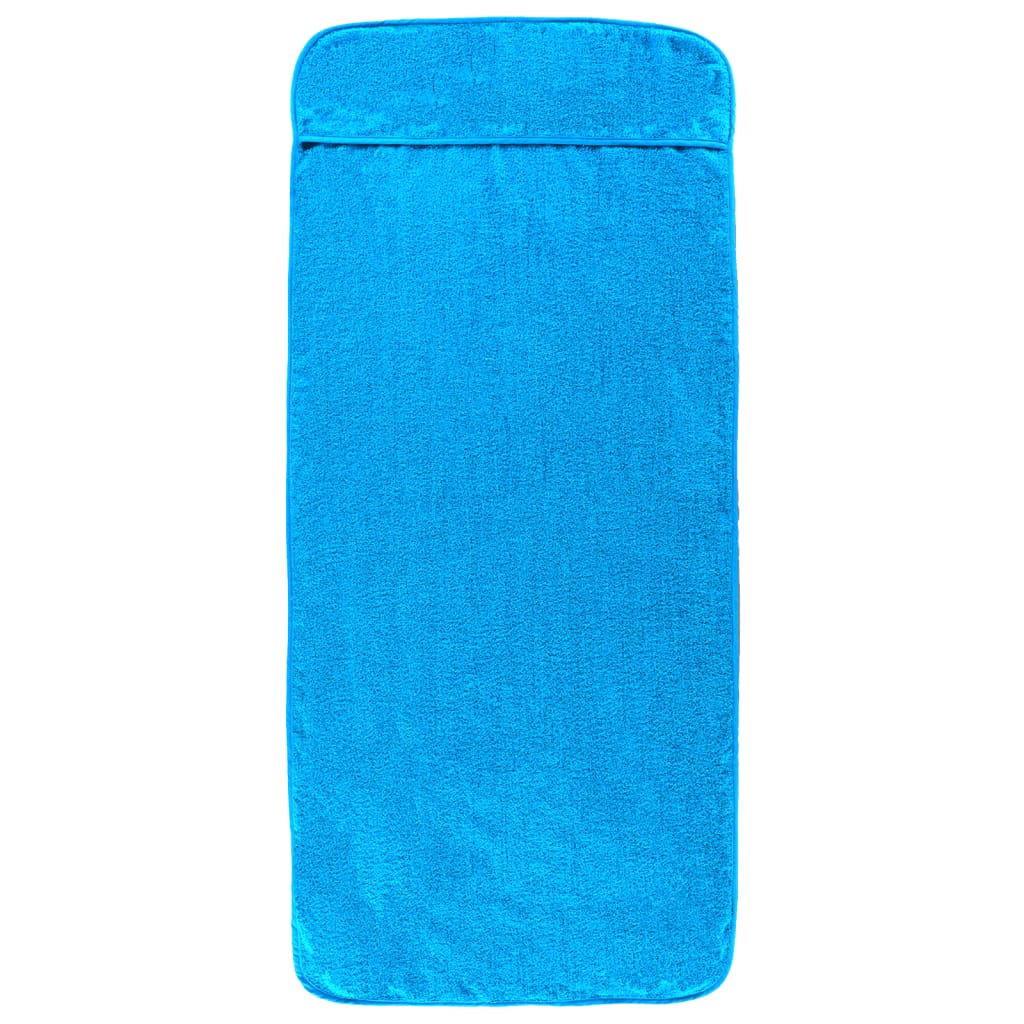 Ručnici za plažu 2 kom tirkizni 75 x 200 cm od tkanine 400 GSM