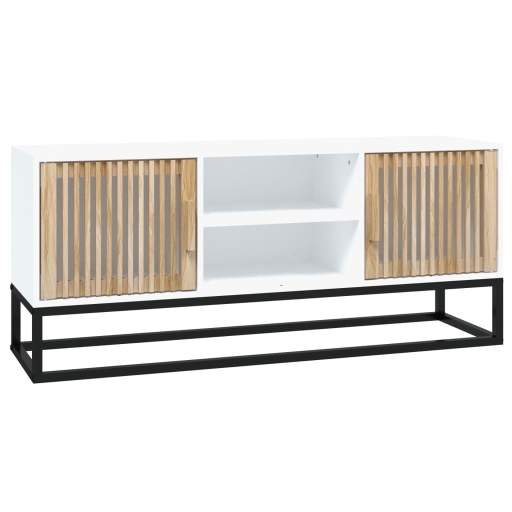TV ormarić bijeli 105 x 30 x 45 cm od konstruiranog drva