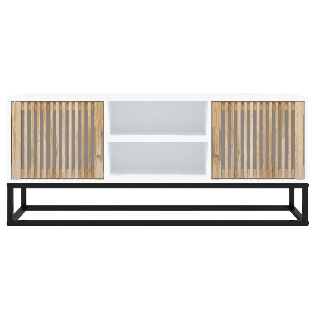 TV ormarić bijeli 105 x 30 x 45 cm od konstruiranog drva