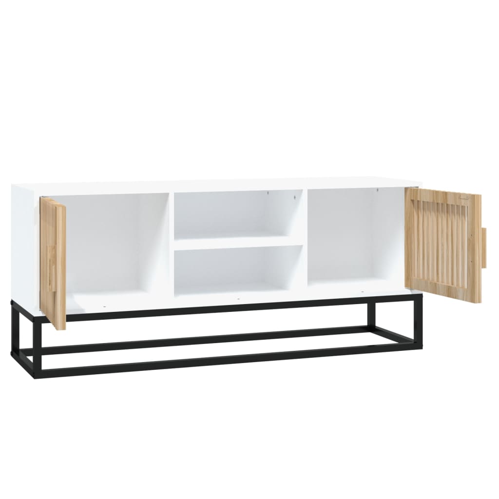 TV ormarić bijeli 105 x 30 x 45 cm od konstruiranog drva