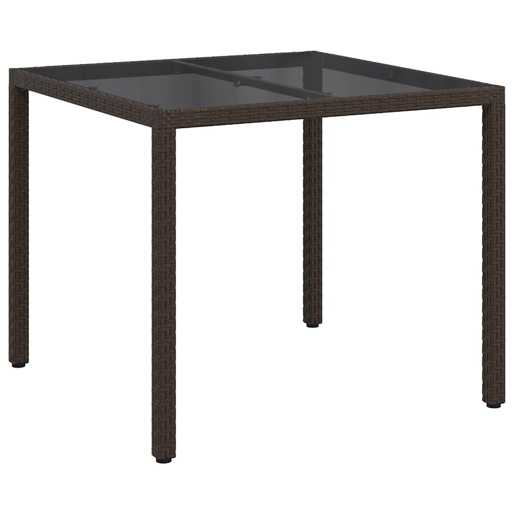 Stol za vrt Smeđa 90 x 90 x 75 cm poliratan