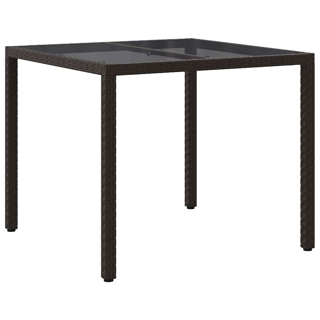 Stol za vrt Smeđa 90 x 90 x 75 cm poliratan