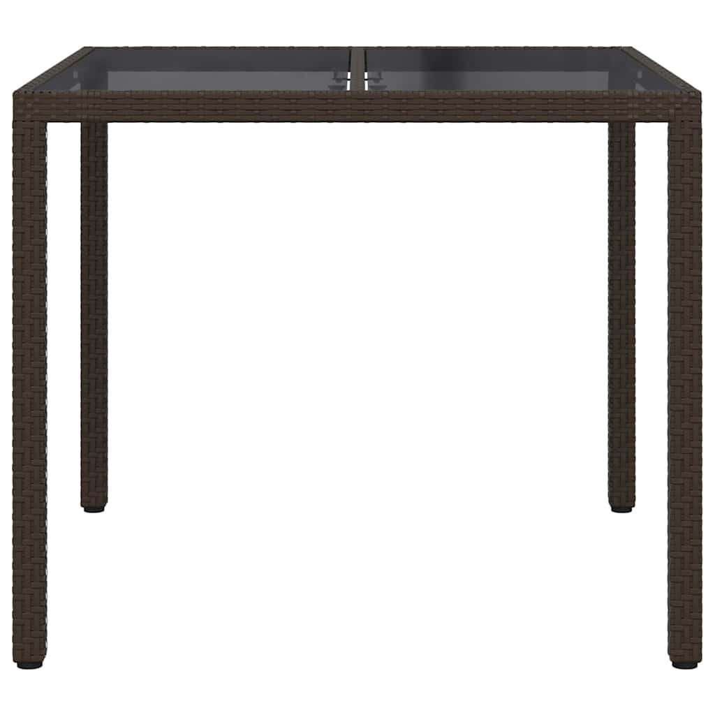 Stol za vrt Smeđa 90 x 90 x 75 cm poliratan