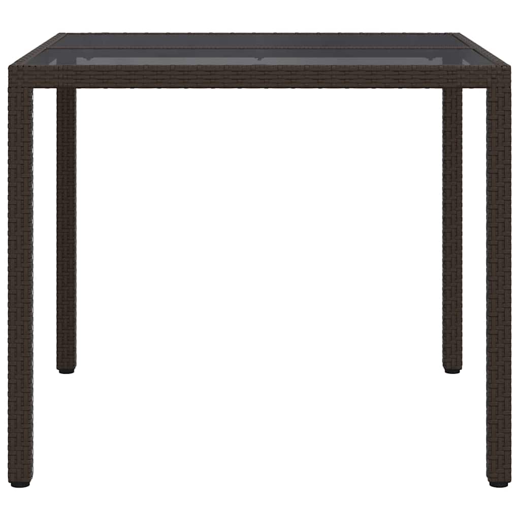 Stol za vrt Smeđa 90 x 90 x 75 cm poliratan