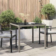 Stol za vrt Siva 90 x 90 x 75 cm poliratan