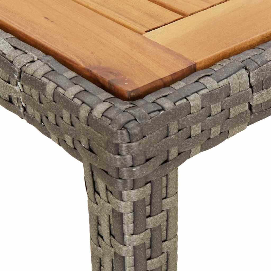 Stol za vrt Siva 90 x 90 x 75 cm poliratan