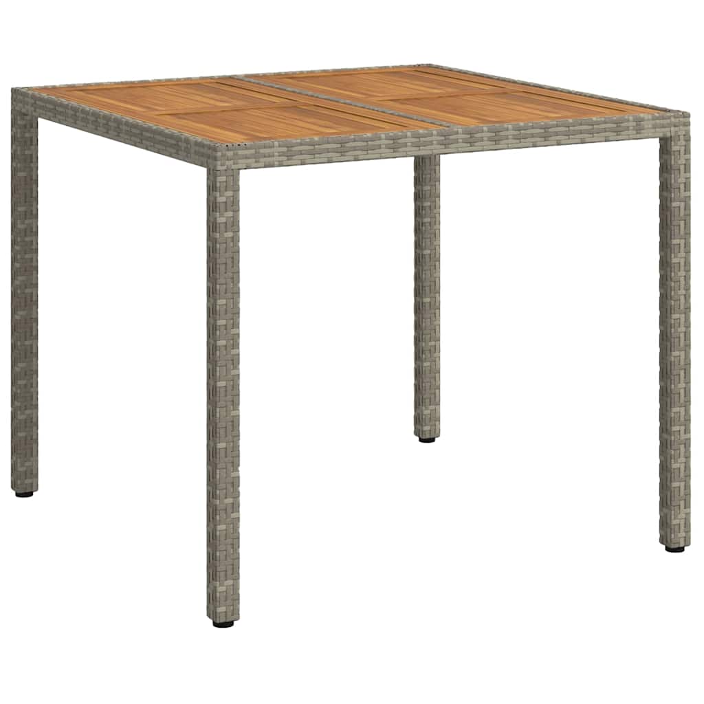 Stol za vrt Siva 90 x 90 x 75 cm poliratan
