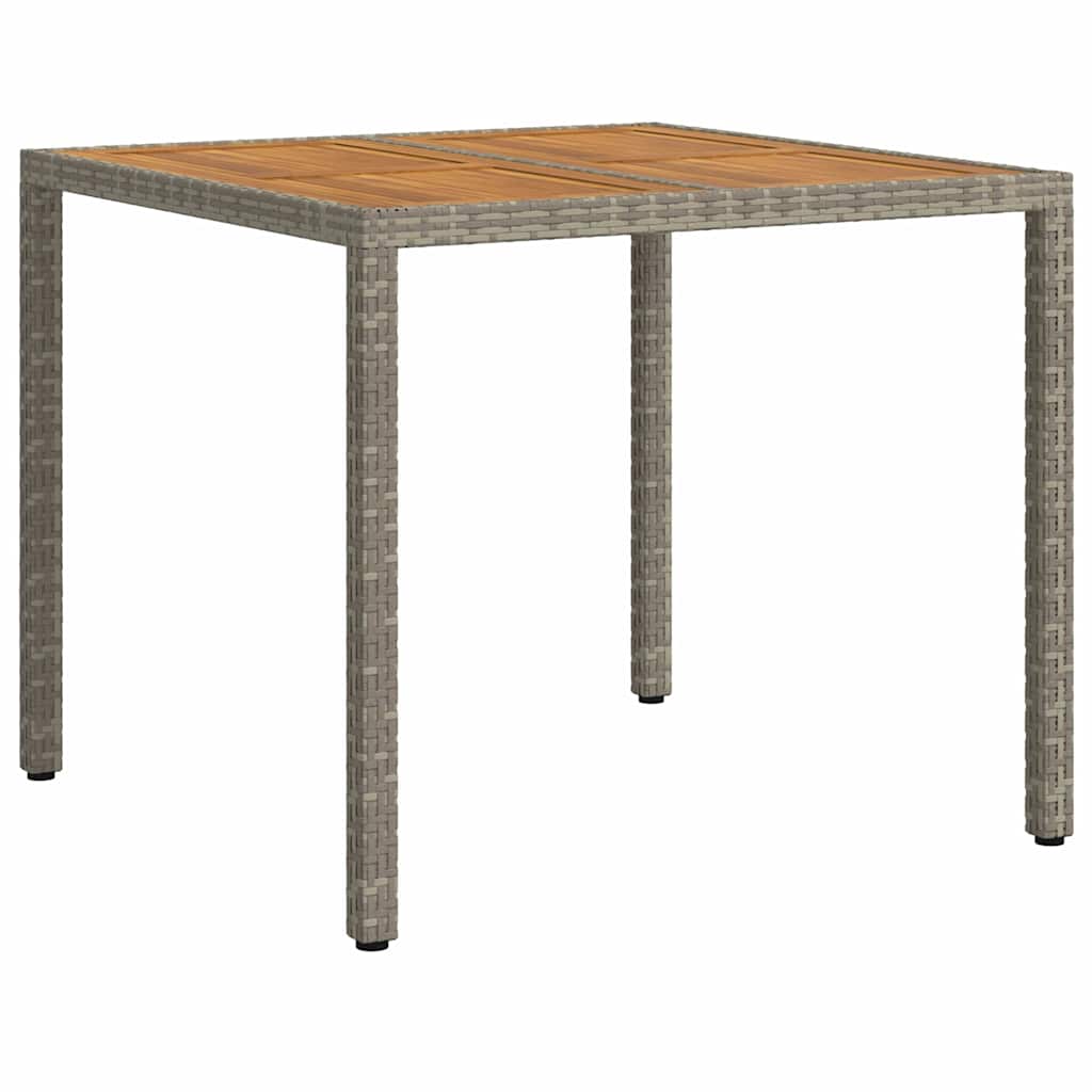 Stol za vrt Siva 90 x 90 x 75 cm poliratan