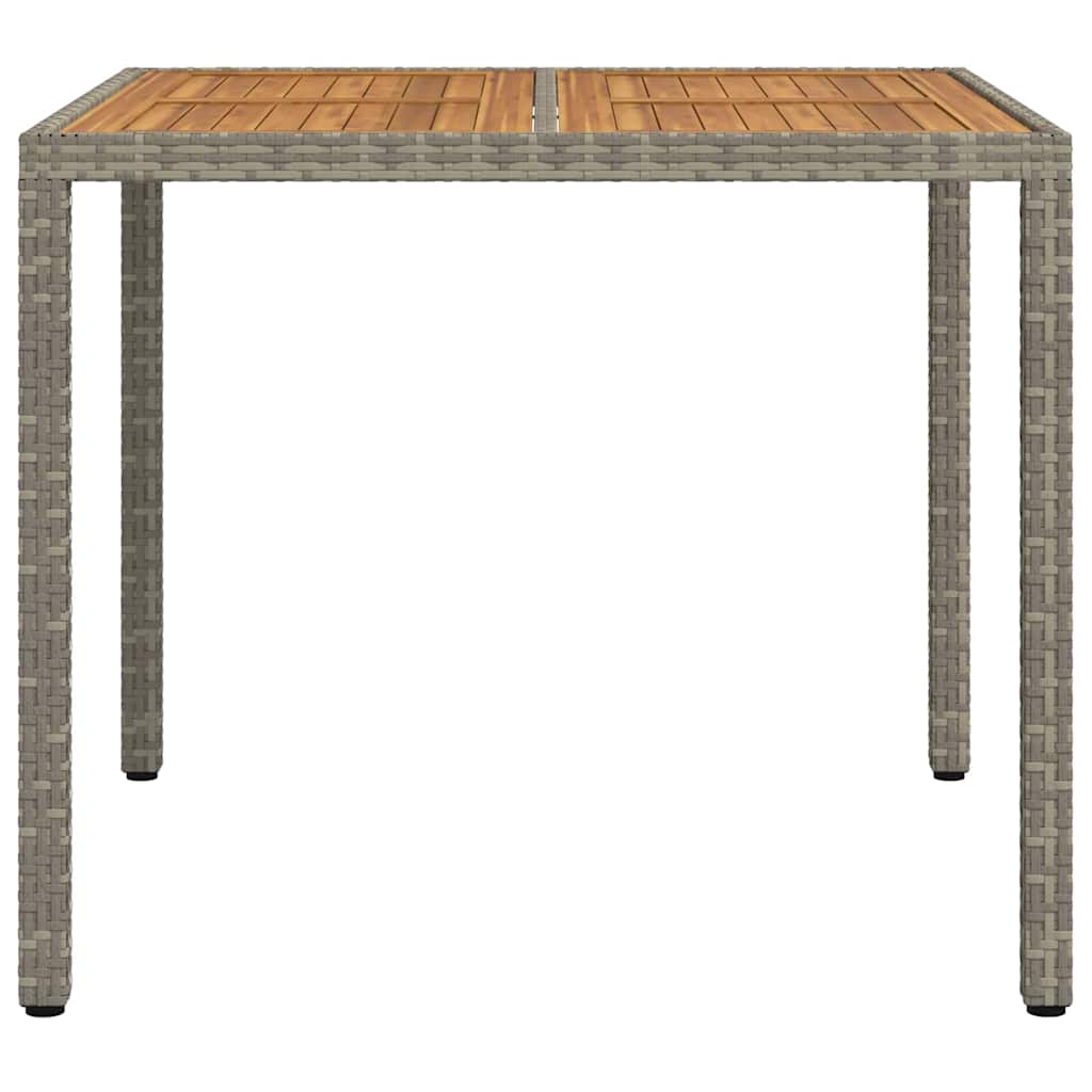 Stol za vrt Siva 90 x 90 x 75 cm poliratan