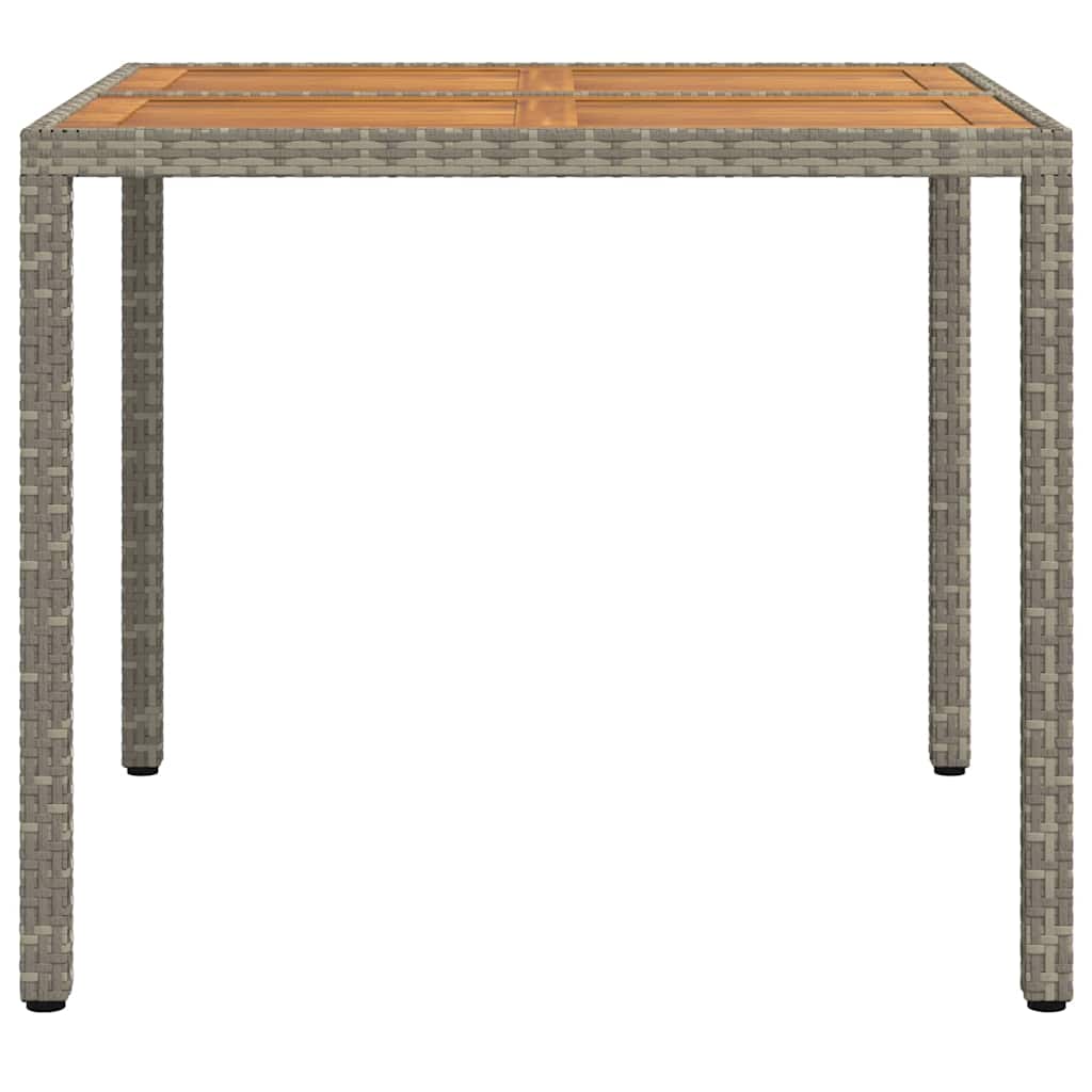 Stol za vrt Siva 90 x 90 x 75 cm poliratan