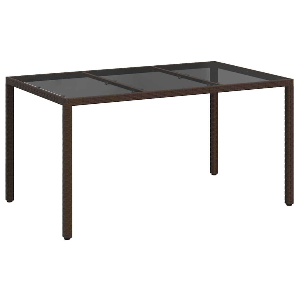 Stol za vrt Smeđa 150 x 90 x 75 cm poliratan