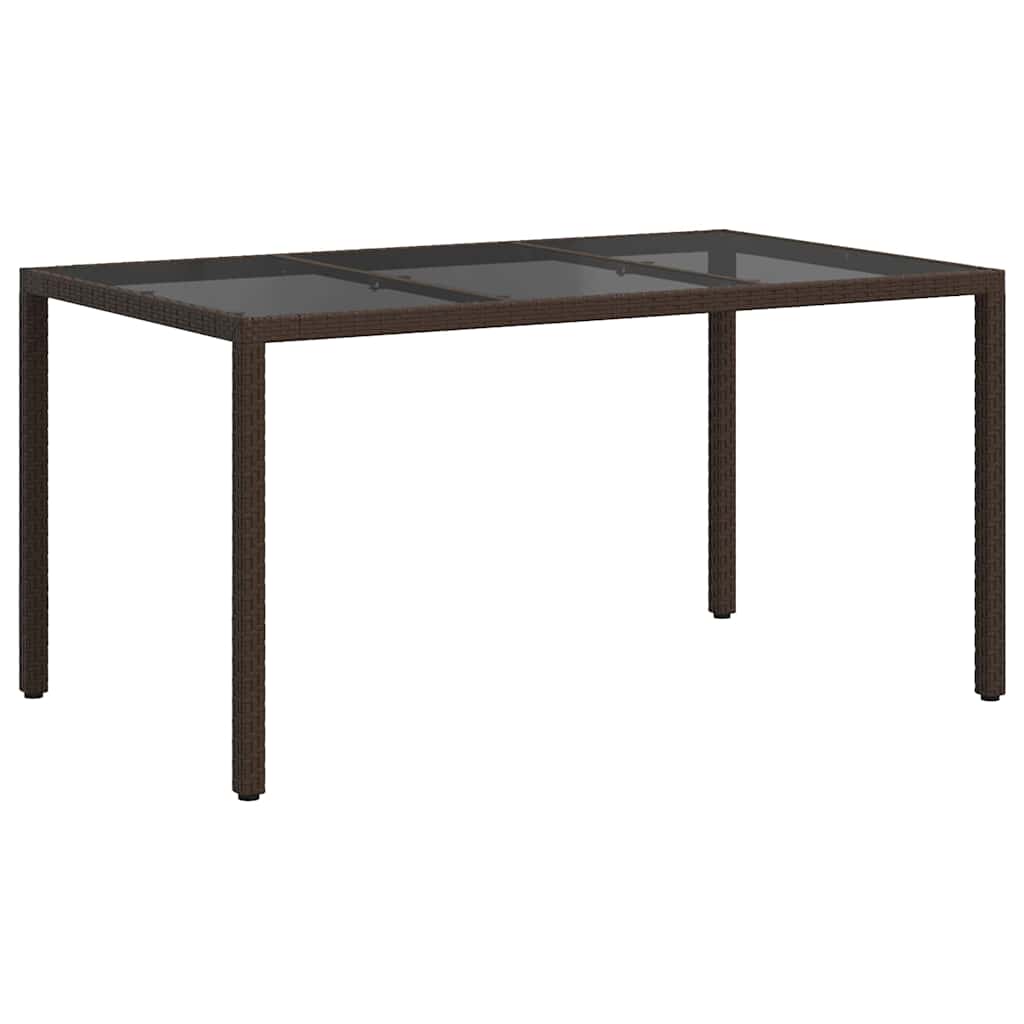 Stol za vrt Smeđa 150 x 90 x 75 cm poliratan