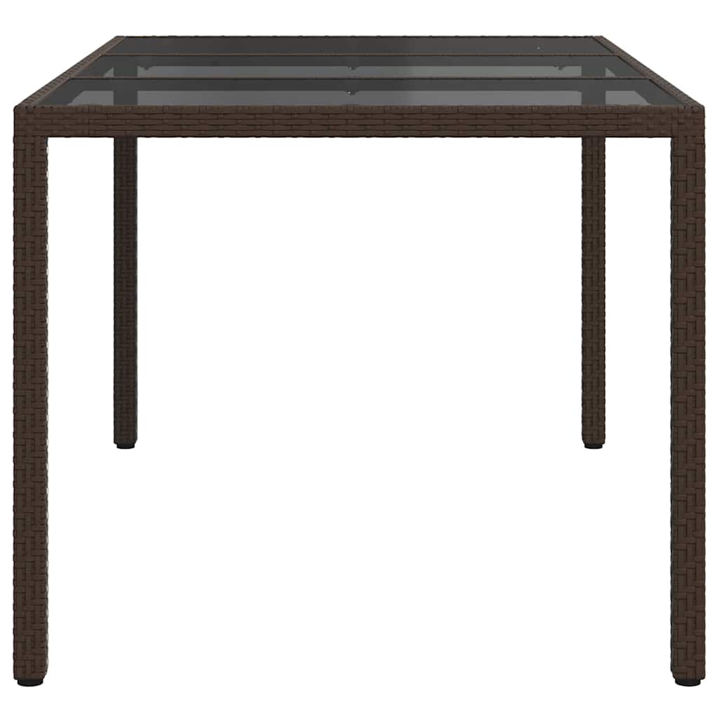 Stol za vrt Smeđa 150 x 90 x 75 cm poliratan