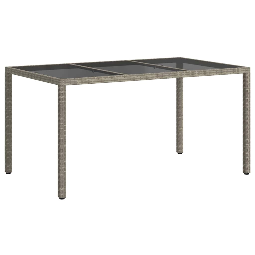 Stol za vrt Siva 150 x 90 x 75 cm poliratan