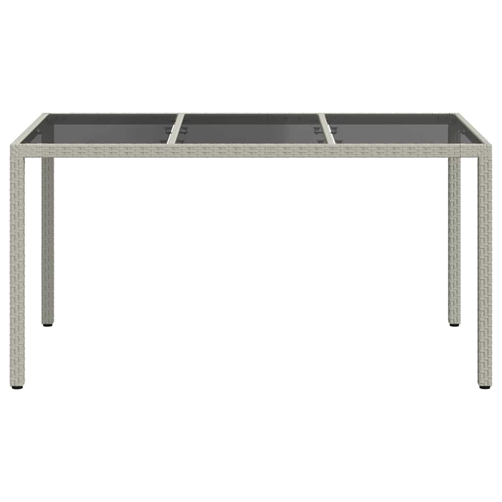 Stol za vrt Bijelo 150 x 90 x 75 cm poliratan