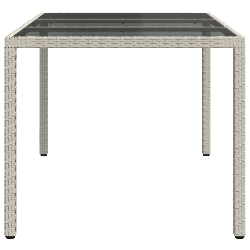 Stol za vrt Bijelo 150 x 90 x 75 cm poliratan