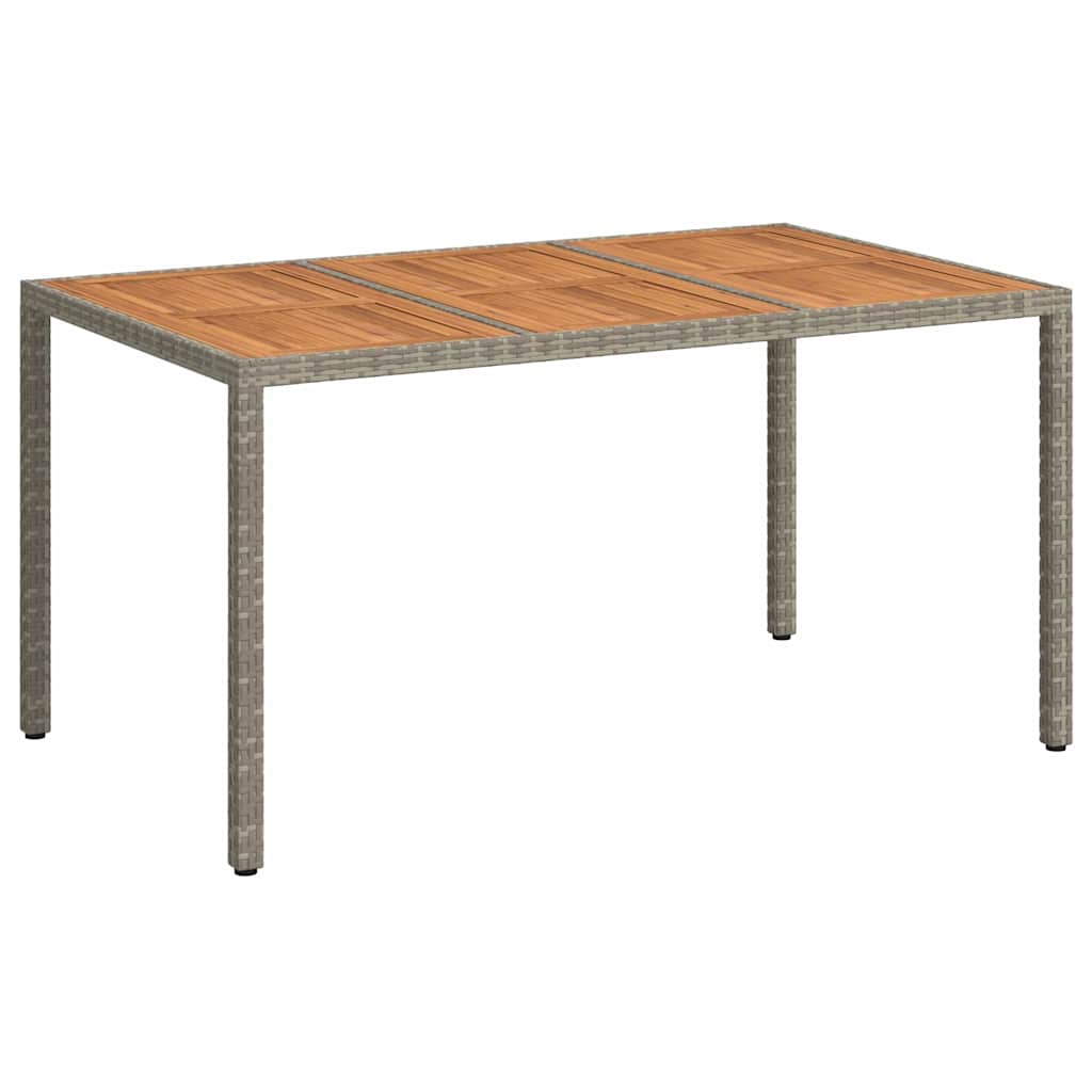 Stol za vrt Siva 150 x 90 x 75 cm poliratan