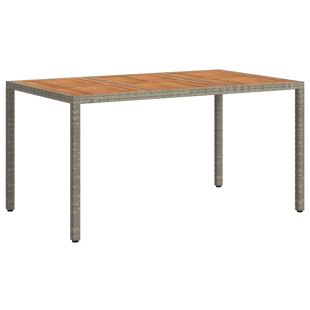 Stol za vrt Siva 150 x 90 x 75 cm poliratan
