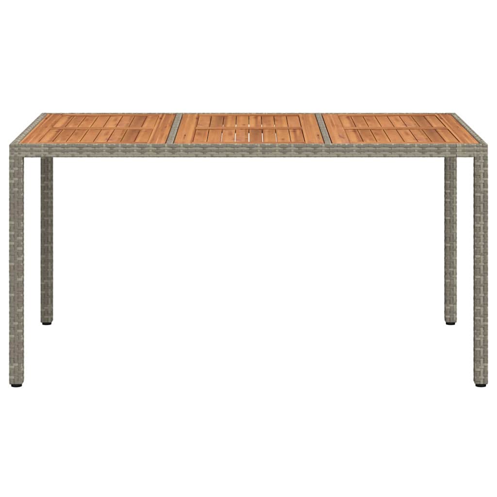 Stol za vrt Siva 150 x 90 x 75 cm poliratan