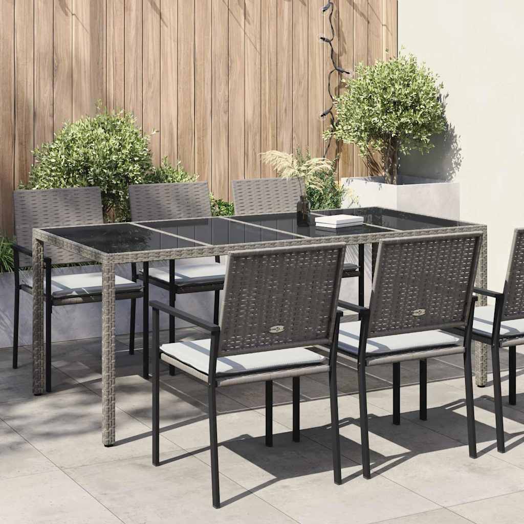 Stol za vrt Siva 190 x 90 x 75 cm poliratan