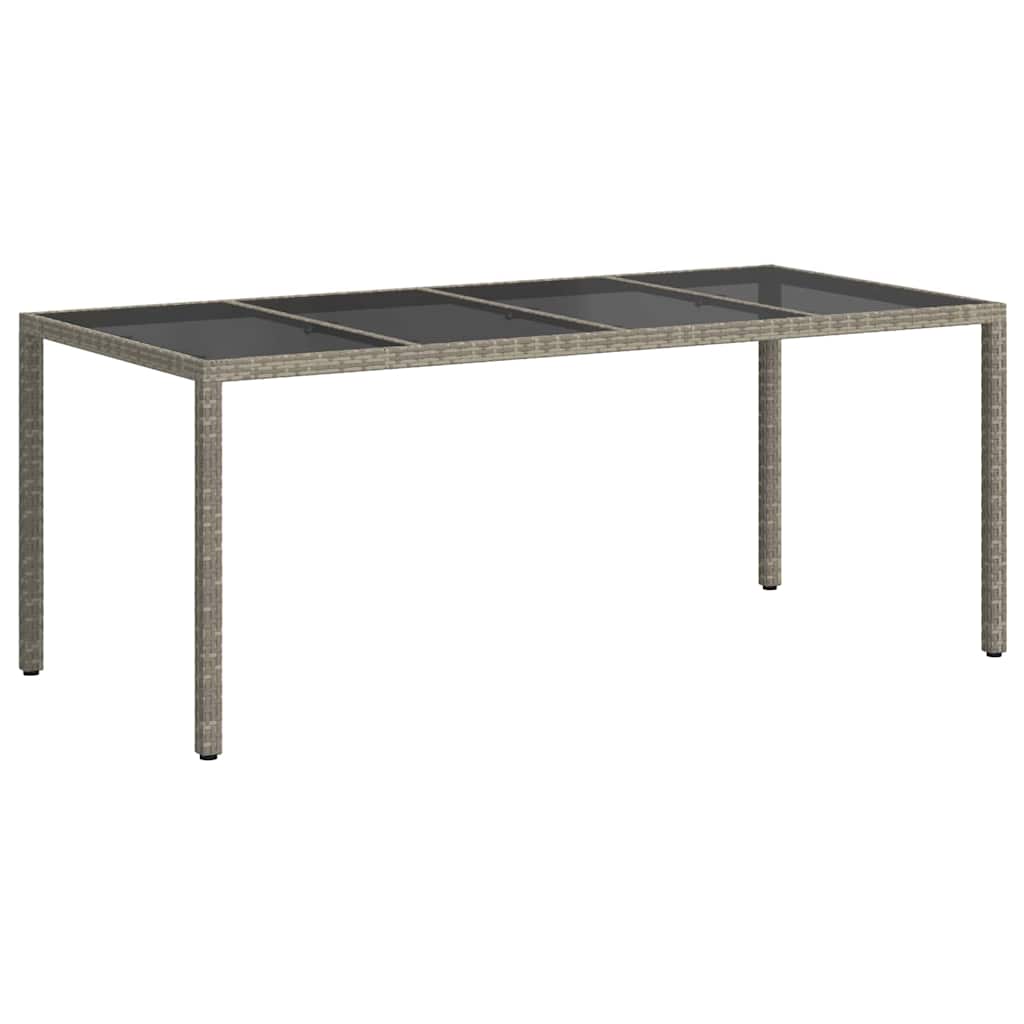 Stol za vrt Siva 190 x 90 x 75 cm poliratan