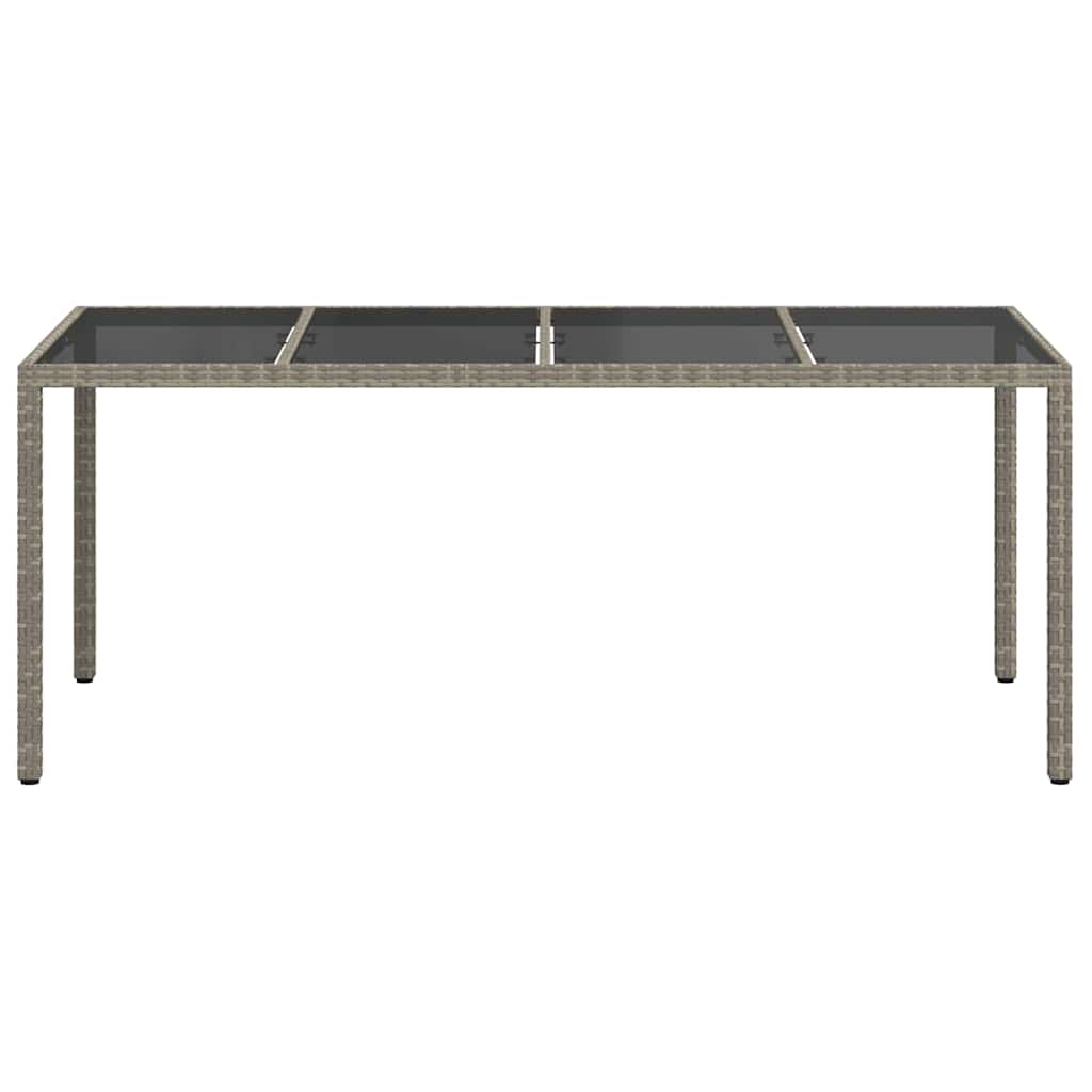 Stol za vrt Siva 190 x 90 x 75 cm poliratan
