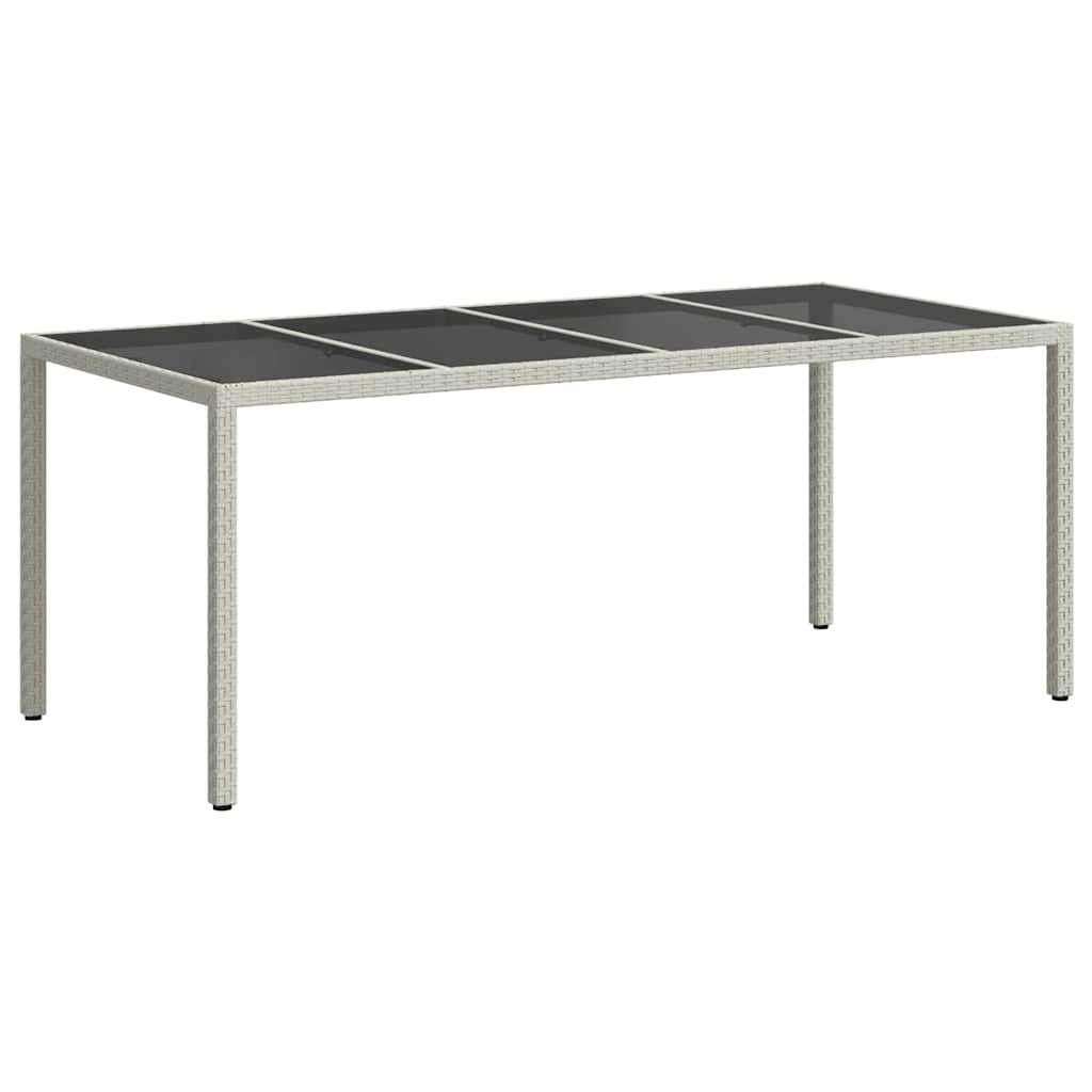 Stol za vrt Bijelo 190 x 90 x 75 cm poliratan