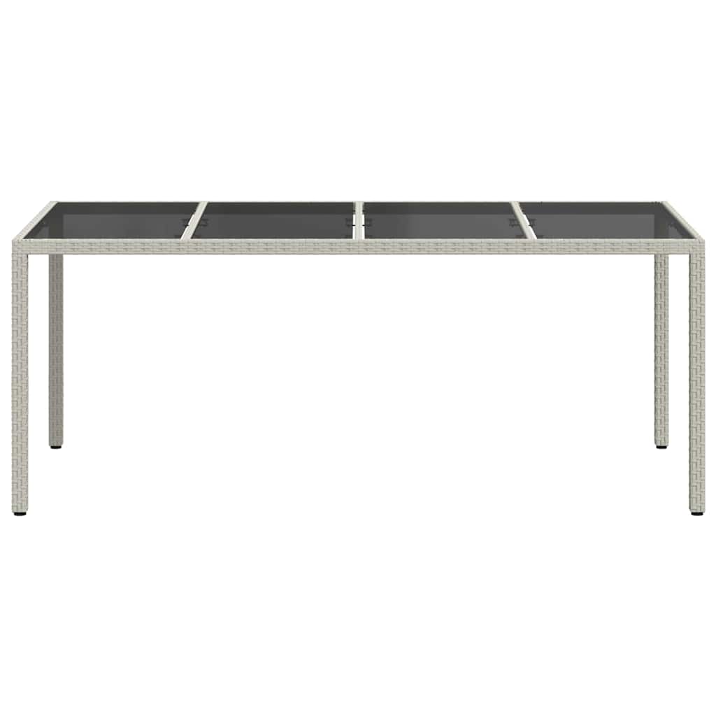 Stol za vrt Bijelo 190 x 90 x 75 cm poliratan