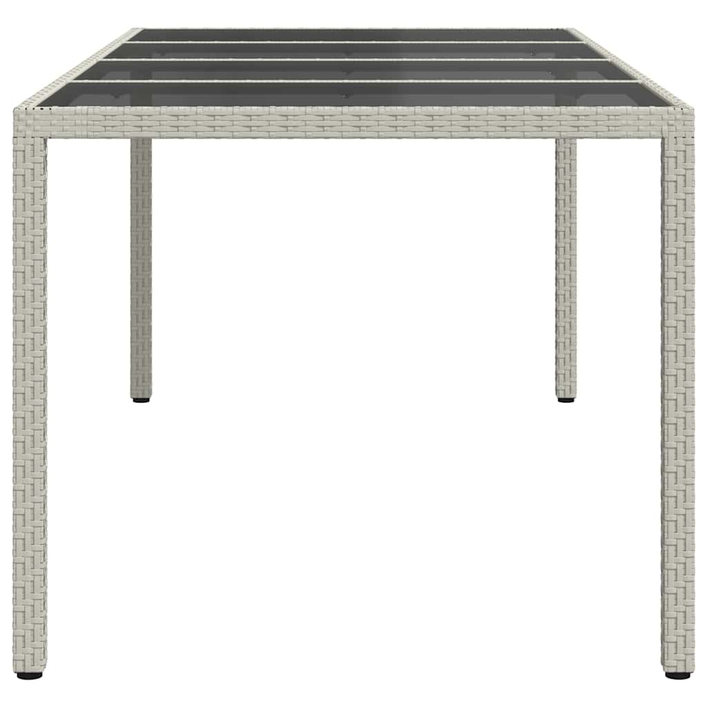 Stol za vrt Bijelo 190 x 90 x 75 cm poliratan