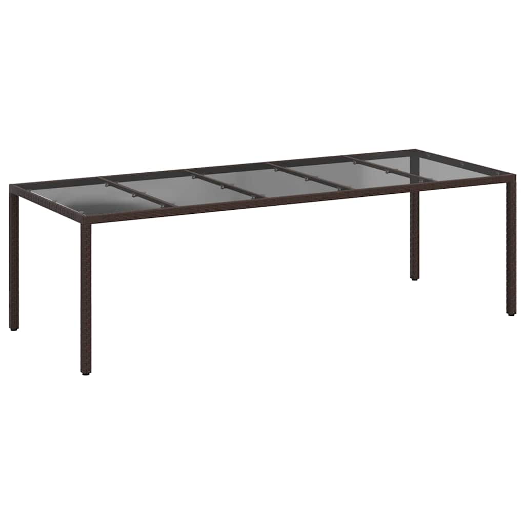 Stol za vrt Smeđa 250 x 100 x 75 cm poliratan