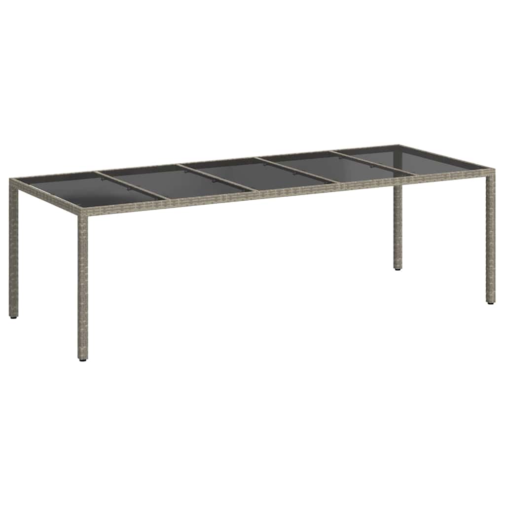 Stol za vrt Siva 250 x 100 x 75 cm poliratan