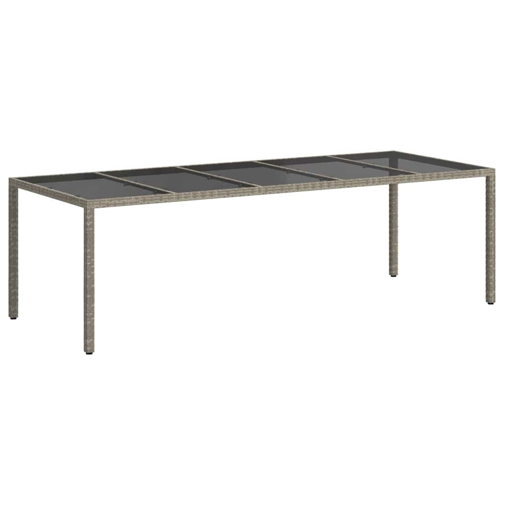 Stol za vrt Siva 250 x 100 x 75 cm poliratan