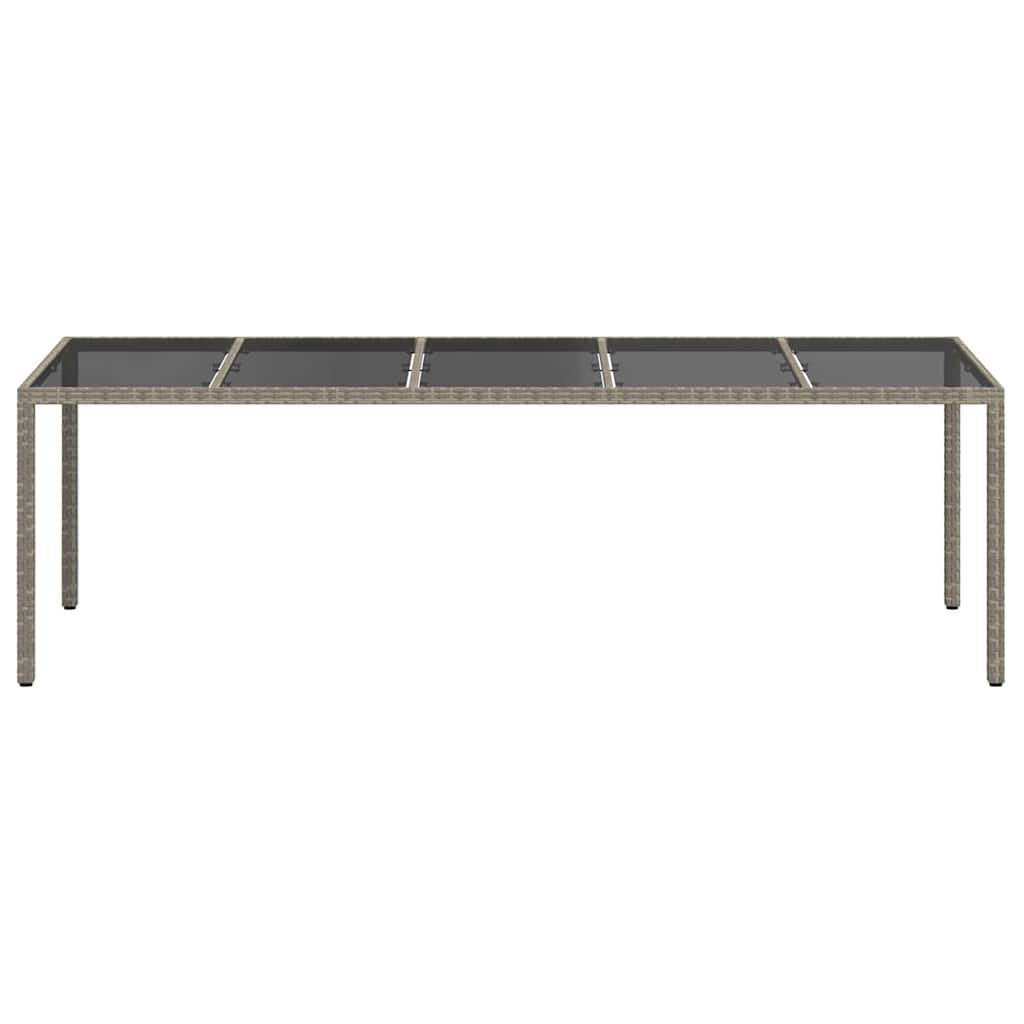 Stol za vrt Siva 250 x 100 x 75 cm poliratan