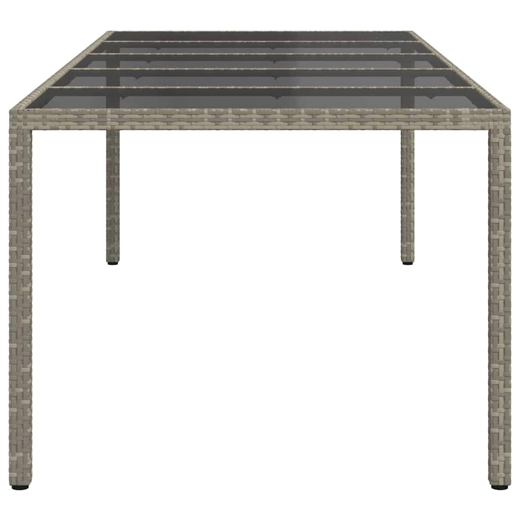 Stol za vrt Siva 250 x 100 x 75 cm poliratan