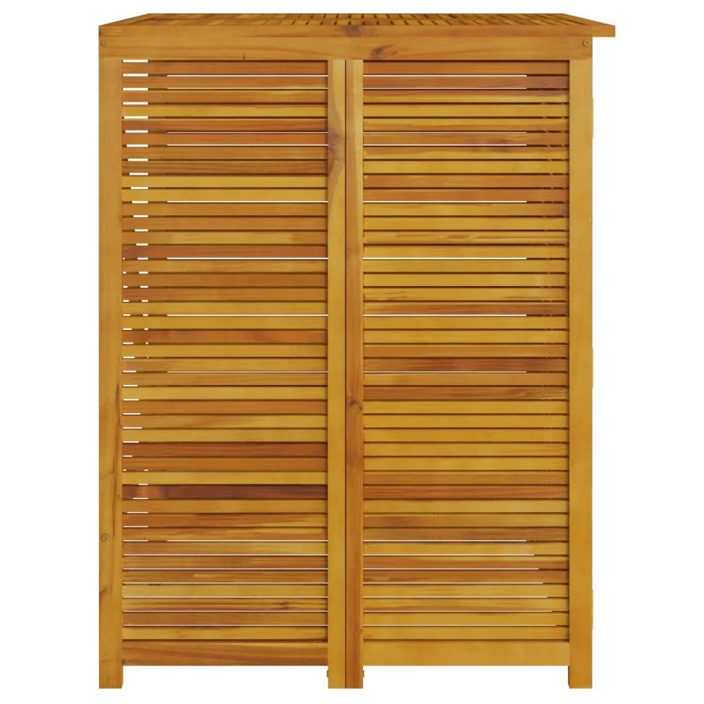Spremište za kantu za smeće 70x89x117 cm masivno drvo bagrema