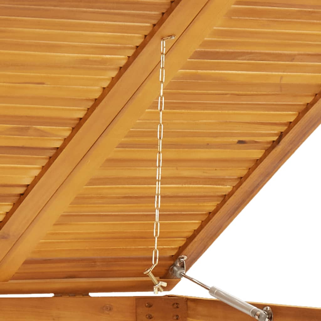 Spremište za kantu za smeće 70x89x117 cm masivno drvo bagrema