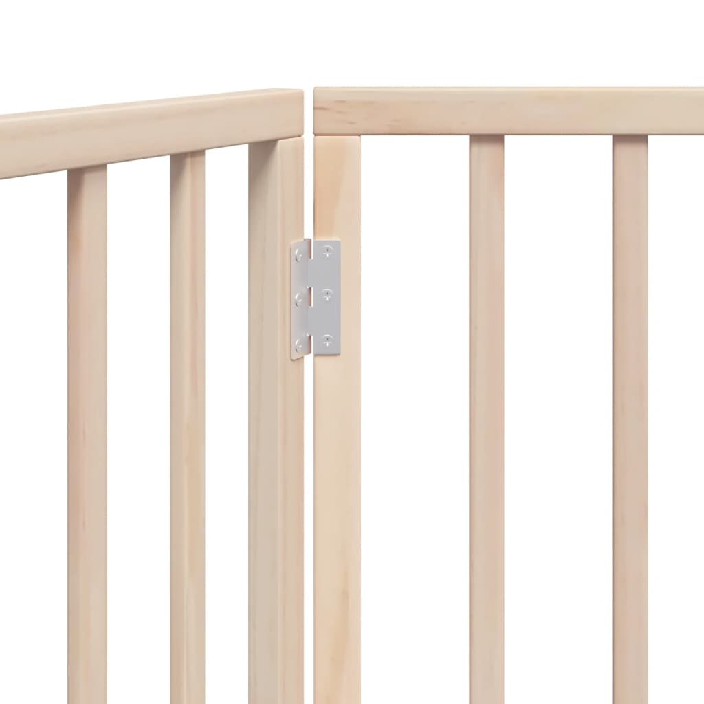 Vrata za pse Sklopiva 3 Panela 150 cm Drvo Topole