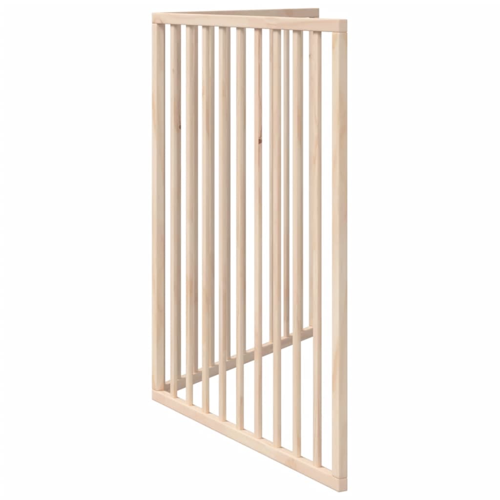 Sklopiva vrata za pse s 2 panela, 160 cm, drvo topole